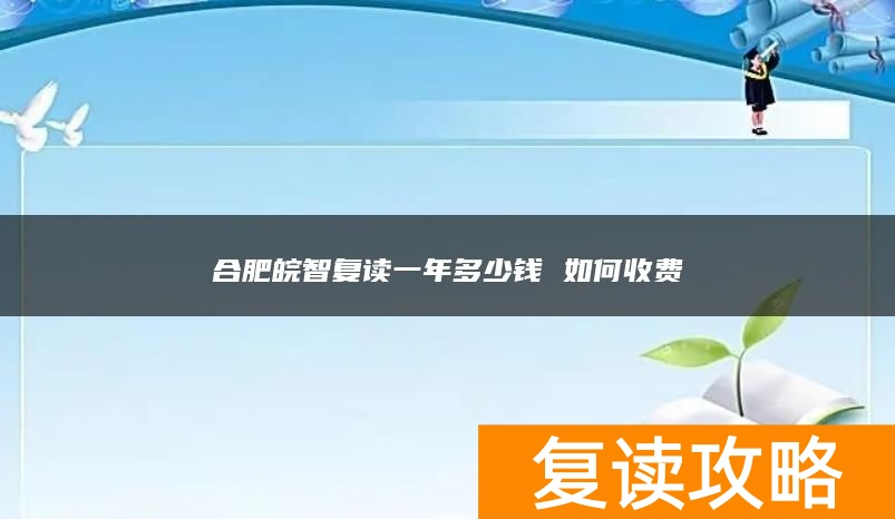 合肥皖智复读一年多少钱 如何收费